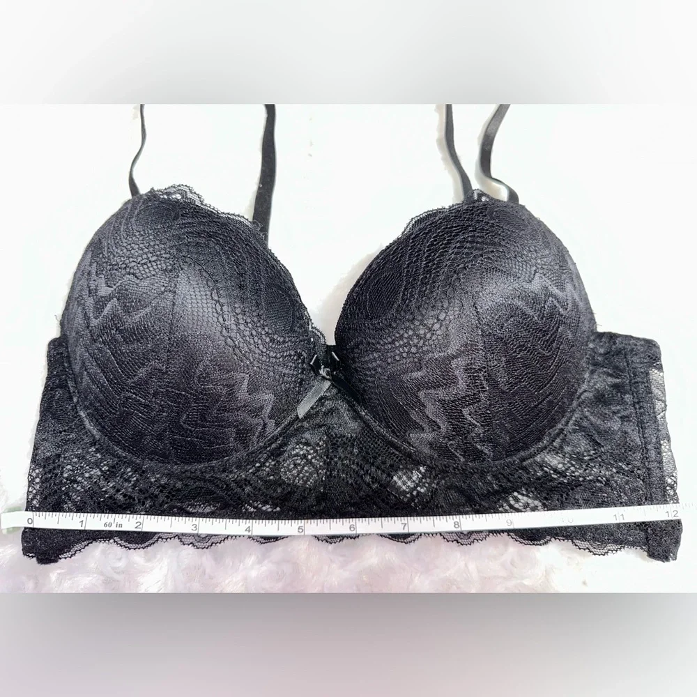 Rene Rofe Womens 3 Set Size 36B‎ Black, Pink, Nude Lace Underwire Bras NWT - Picture 7 of 9